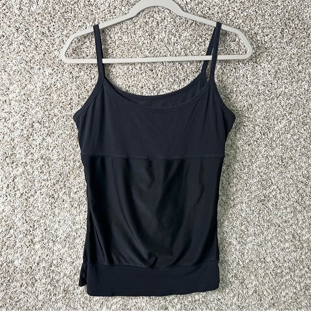 Yummie by Heather Thomson Black Fitted Camisole Tank Top in Size XL